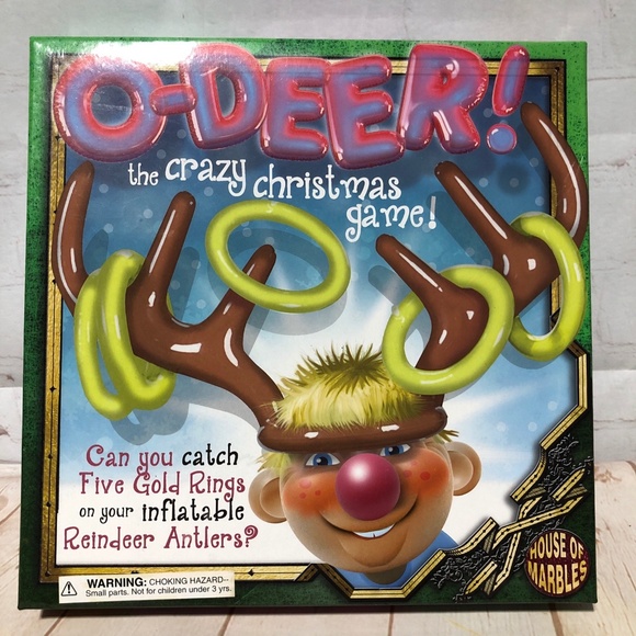 O-Deer Gold Rings Fun Family Christmas Game By House Of Marbles - Picture 1 of 6